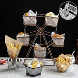 Présentoir Buffet Grande Roue Métal – mise en scène buffet sucré salé