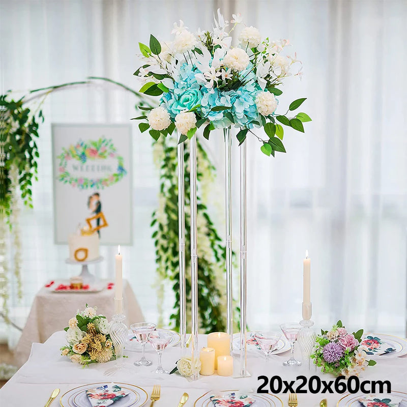 Colonne Acrylique Transparente Mariage