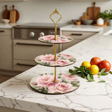 Présentoir Gâteau Bois 3 Étages