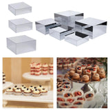 Présentoir Buffet Cube Miroir Riser