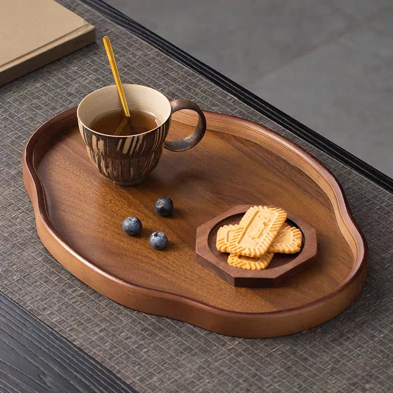 Plateau de Service Bois Décoratif