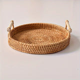 Panier Rotin Rangement Buffet