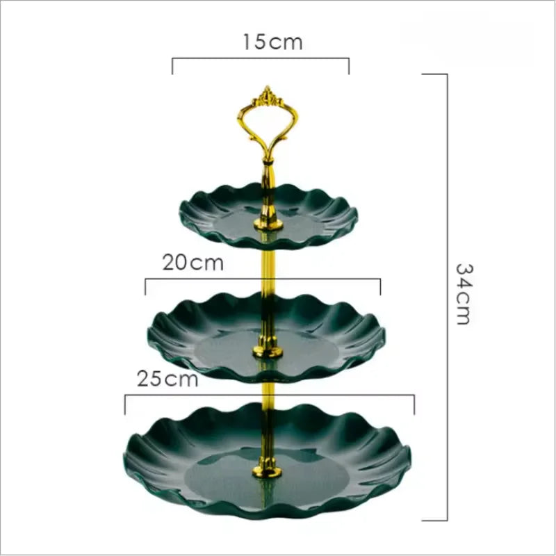 Présentoir Gâteau 3 Étages Mariage