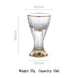 Distributeur Vin Cristal Verres Apéritif