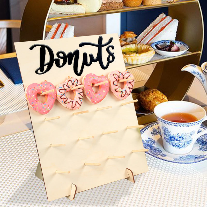 Mur de Donuts Rustique Buffet