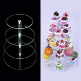 Présentoir Cupcakes Rond 3 à 5 Niveaux