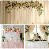 Arche de Table Dorée Buffet Mariage