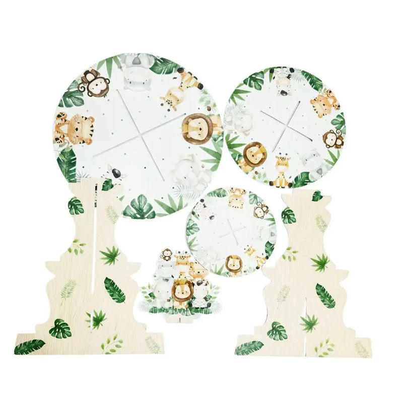 Présentoir Cupcake Safari Jungle