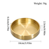 Plateau Laiton Rond Buffet Pro