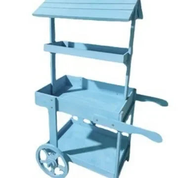 Présentoir Buffet Bois Rustique Chariot Boutique