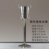 Rafraîchisseur Champagne Inox sur Pied