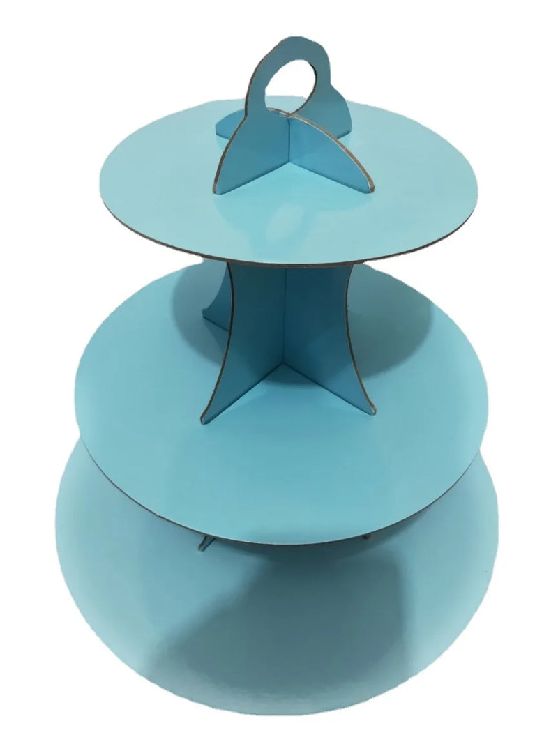 Présentoir Gâteaux Papier Trois Niveaux