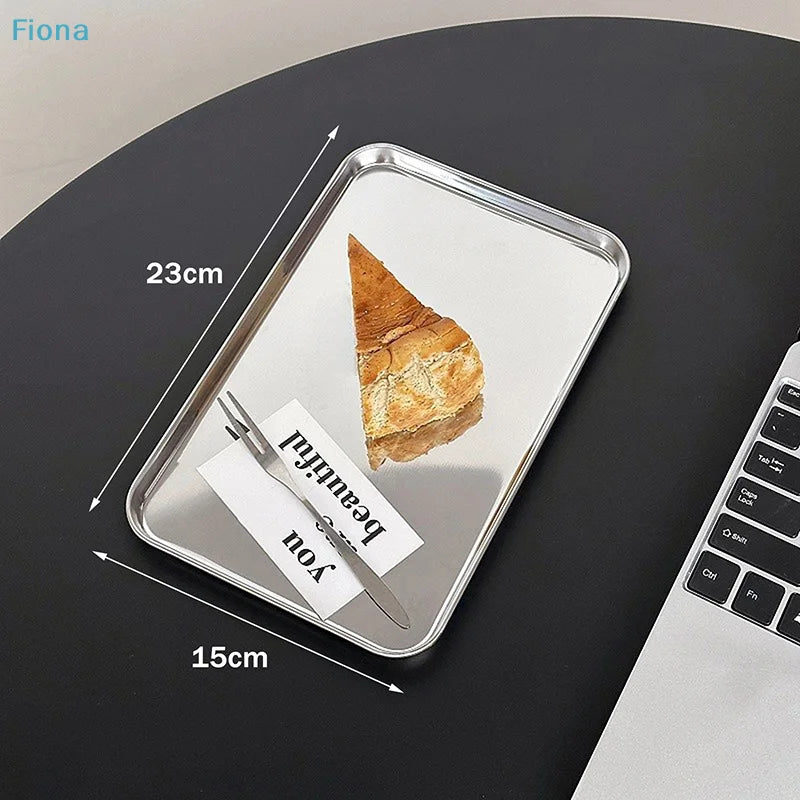 Plateau de Service Inox Minimaliste