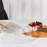 Présentoir Gâteau Bois avec Cloche