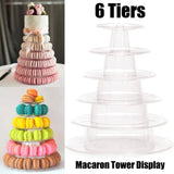 Présentoir Macarons Cupcakes PVC Mariage