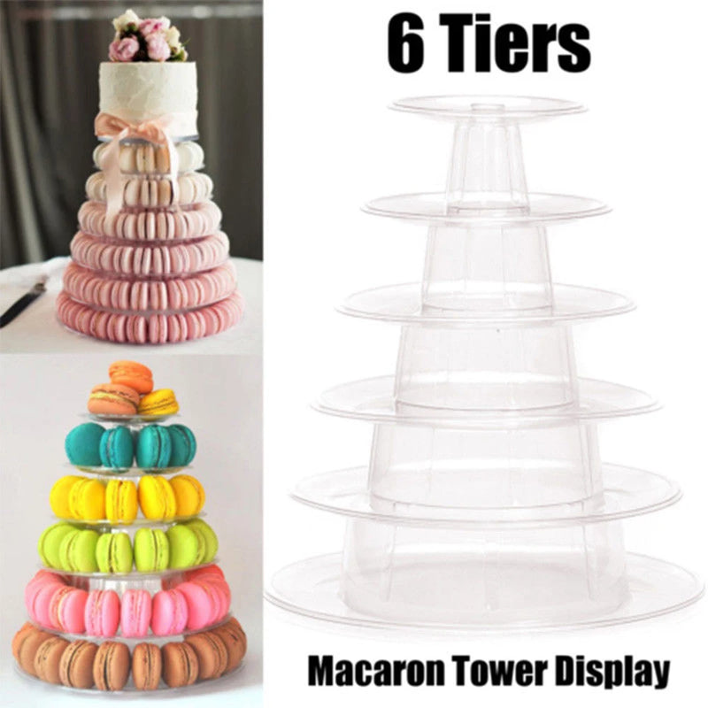 Présentoir Macarons Cupcakes PVC Mariage
