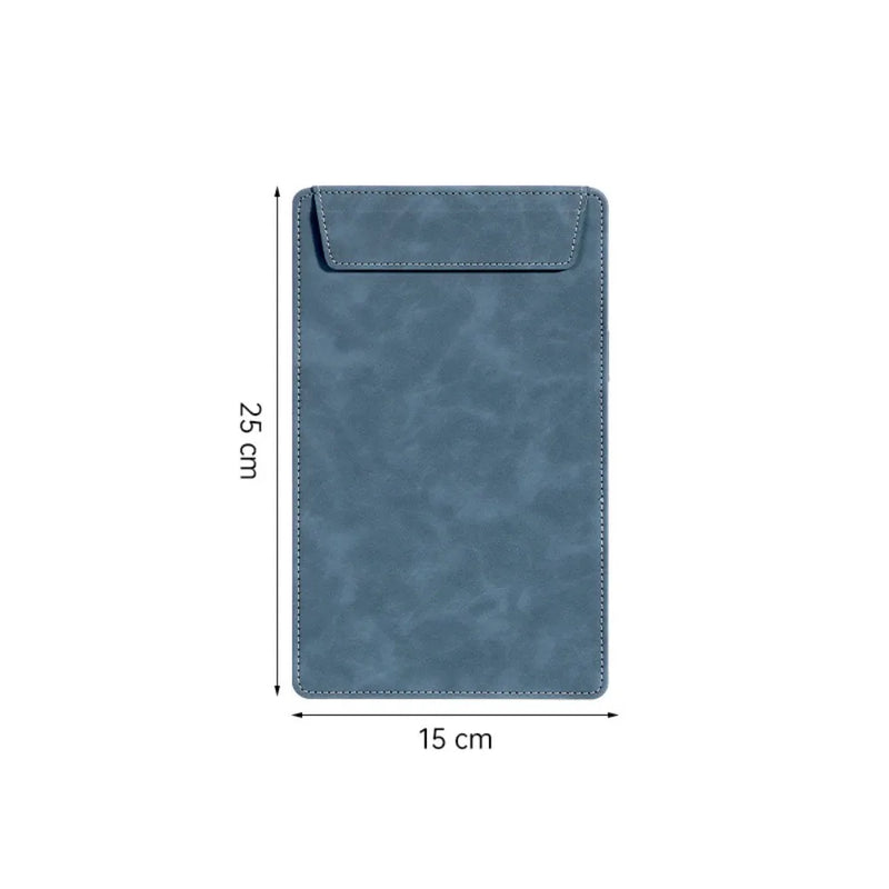 1 unidad, portamenús de ante, portapapeles magnético de piel sintética A4/A5/A6/A7/B5 con soporte para bolígrafo, bloc de notas para restaurante/cafetería/bar/hotel
