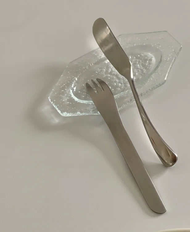 Assiette de Présentation Verre Octogonale Mini