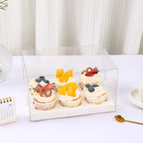 Boîtes Cupcake Transparentes Pâtisserie Traiteur