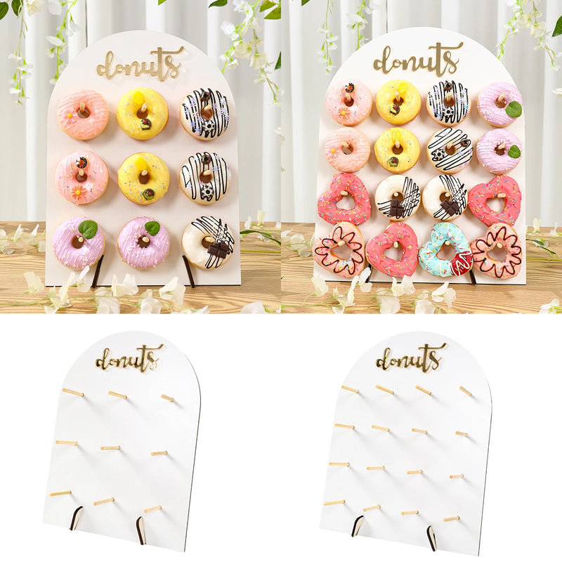 Mur de Donuts Rustique Buffet