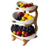 Présentoir Fruits Multi-Niveaux Salade Snacks