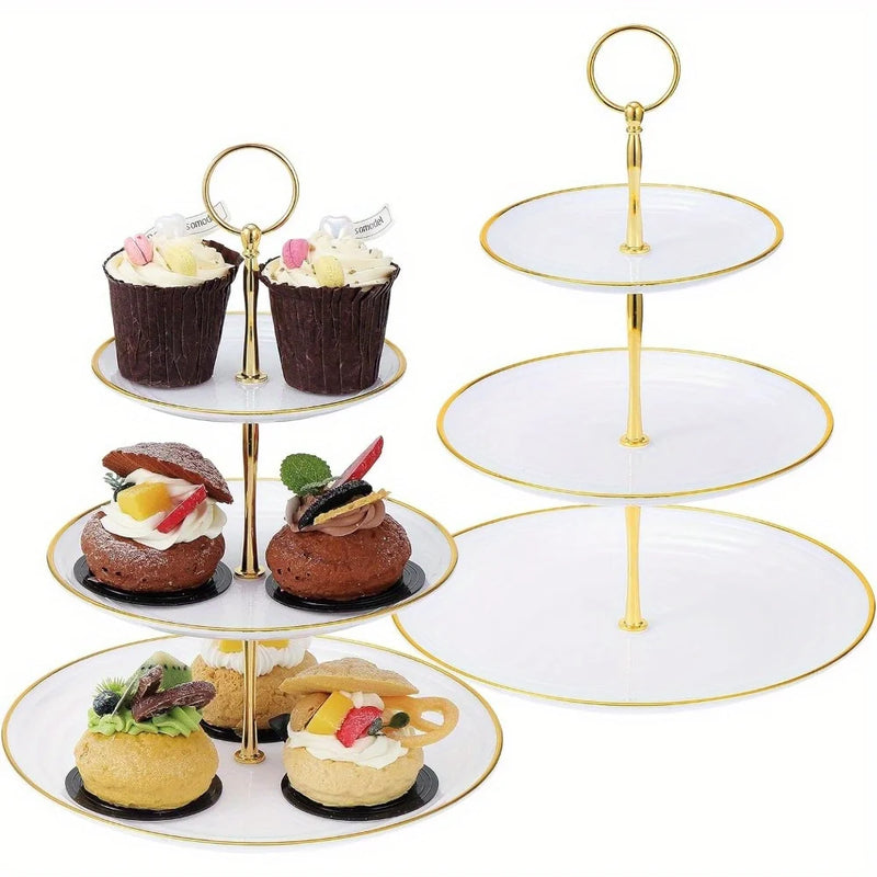 Présentoir Gâteau 3 Étages Rond