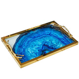 Plateau Décoratif Verre Présentation Raffinée