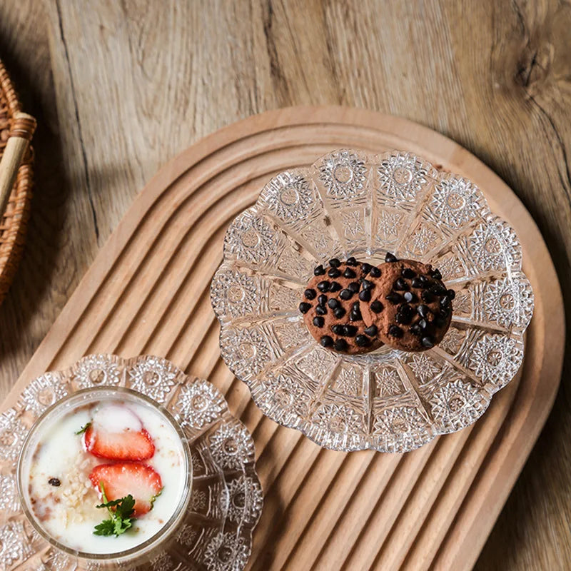 Présentoir Gâteau Cristal Verre