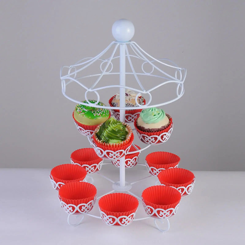 Présentoir Cupcakes Pâtisserie Mariage Anniversaire