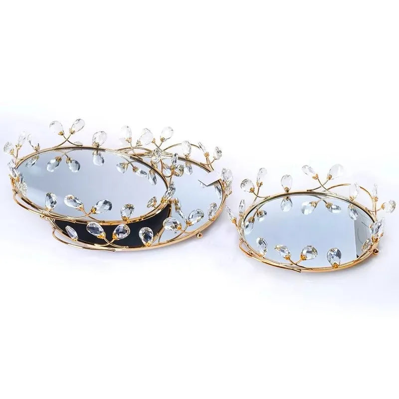 Plateau Miroir Fer Forgé Mariage