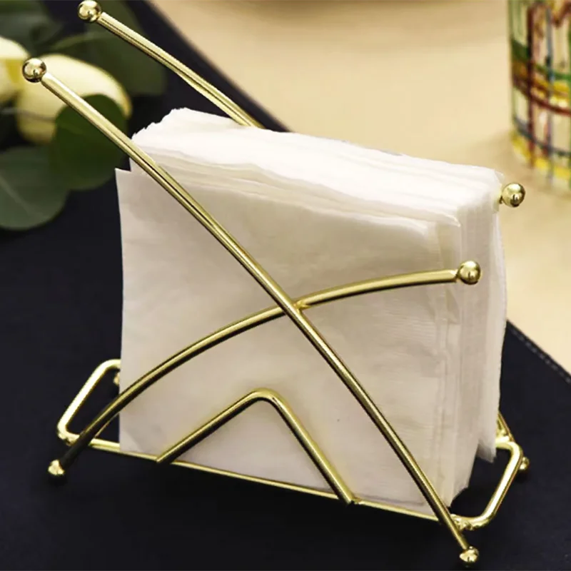 Porte-Serviettes Doré pour Buffet