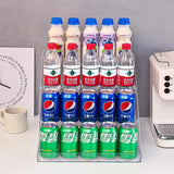 Présentoir Boissons Acrylique Multi-Niveaux