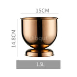 Seau à Champagne Inox Tête Tigre