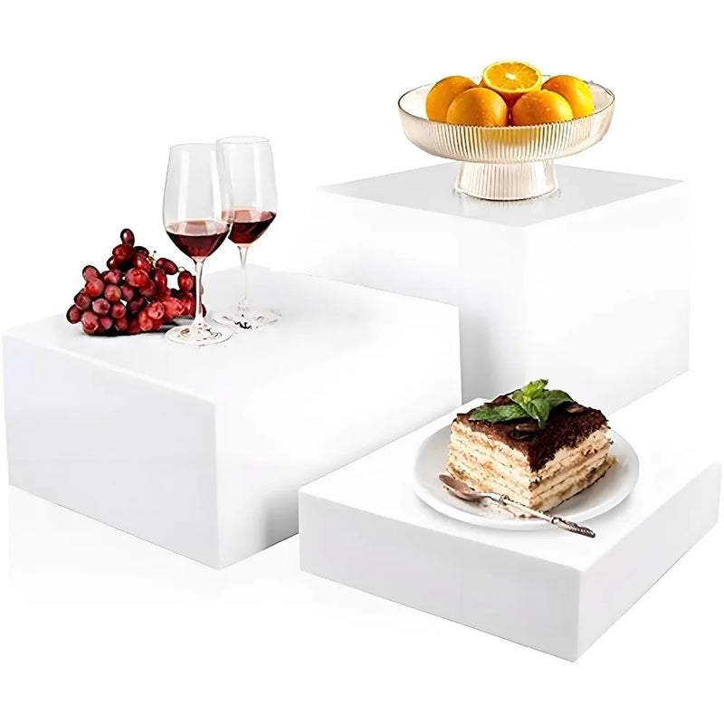 Présentoir Buffet Cube Acrylique Dessert