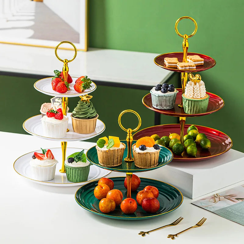 Présentoir Gâteaux 3 Étages Cupcakes Mariage