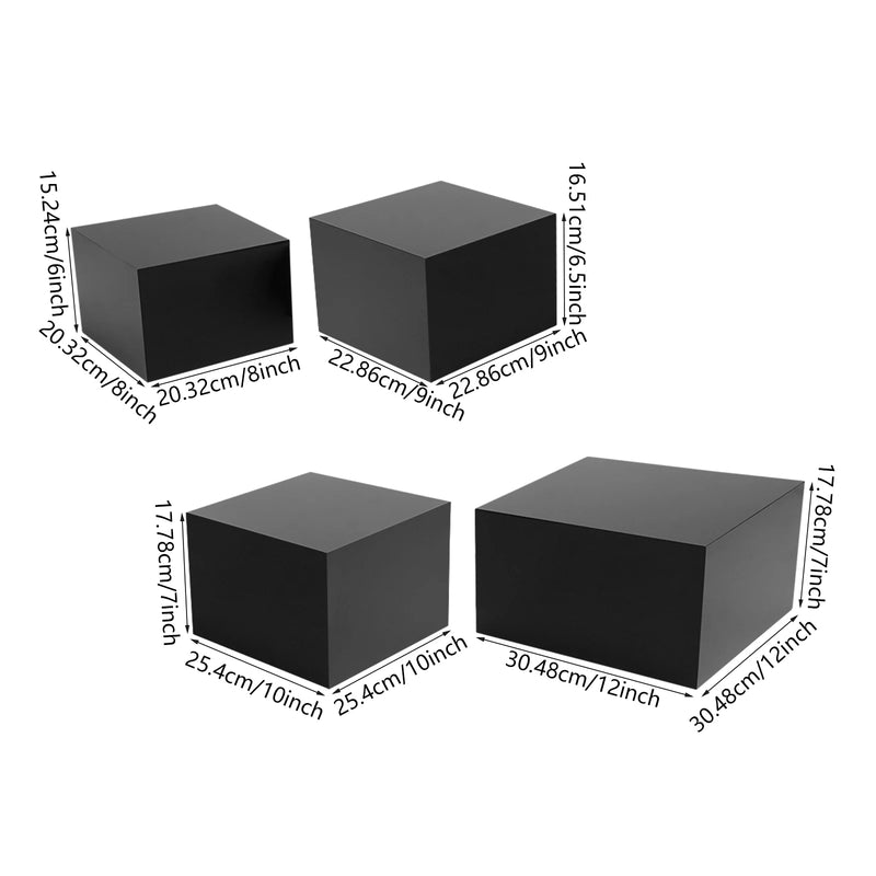 Présentoir Gâteaux Noir 4 Tailles