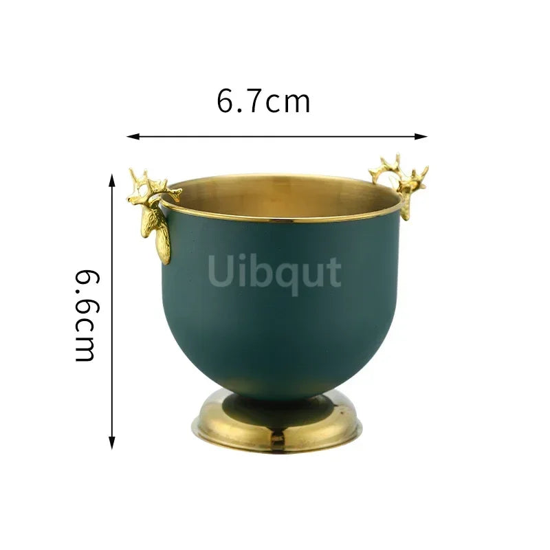 Seau à Champagne Inox Tête Tigre