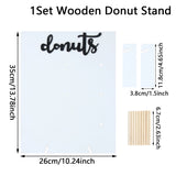 Présentoir Donuts Bois Fête Enfant