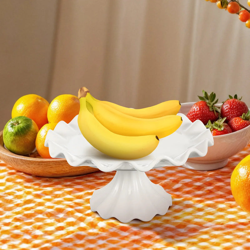 Présentoir Gâteau Céramique Piédestal
