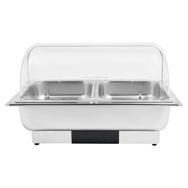 Chauffe-Plat Électrique Inox 2 Bacs Buffet Restaurant