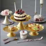 Présentoir Gâteaux Doré Vintage Mariage