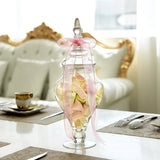 Bocal Verre Transparent Bonbons Décoratif – décoration table réception élégante