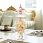 Bocal Verre Transparent Bonbons Décoratif