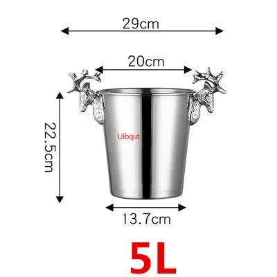 Seau à Glace Inox Baril Bar