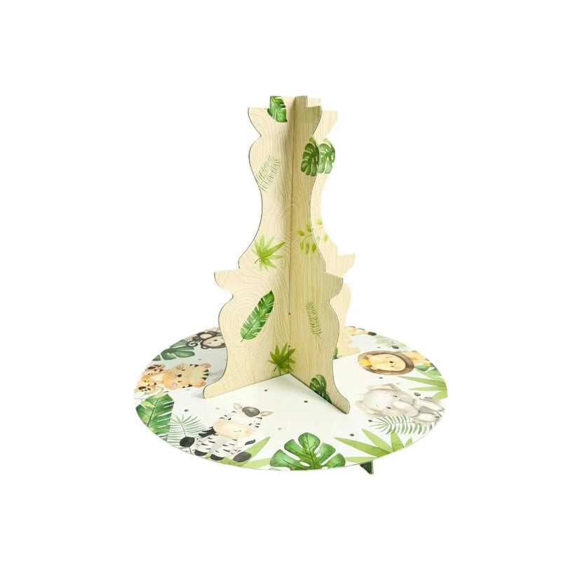 Présentoir Cupcake Safari Jungle
