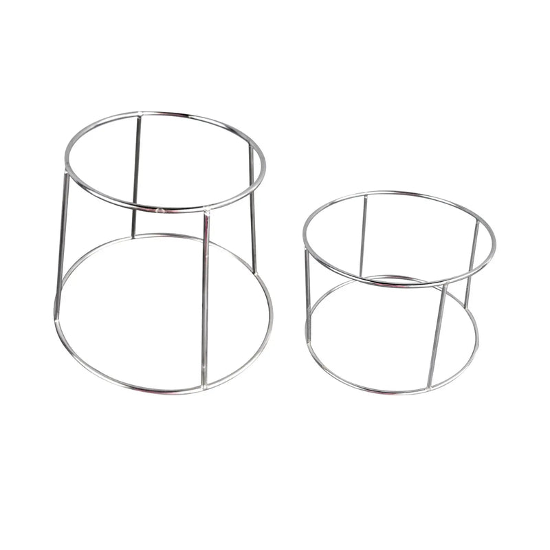Bandeja elevadora para servir alimentos, soporte ligero, estante de 2 niveles multiusos para mariscos, snacks, pizza, postres, cupcakes y cafetería