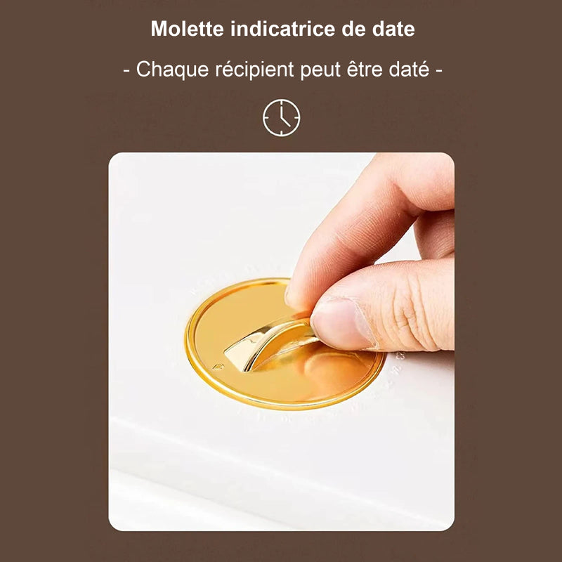 Molette indicatrice de date du distributeur de boissons