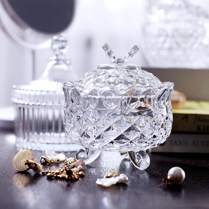 Bocal à Bonbons Cristal Élégant