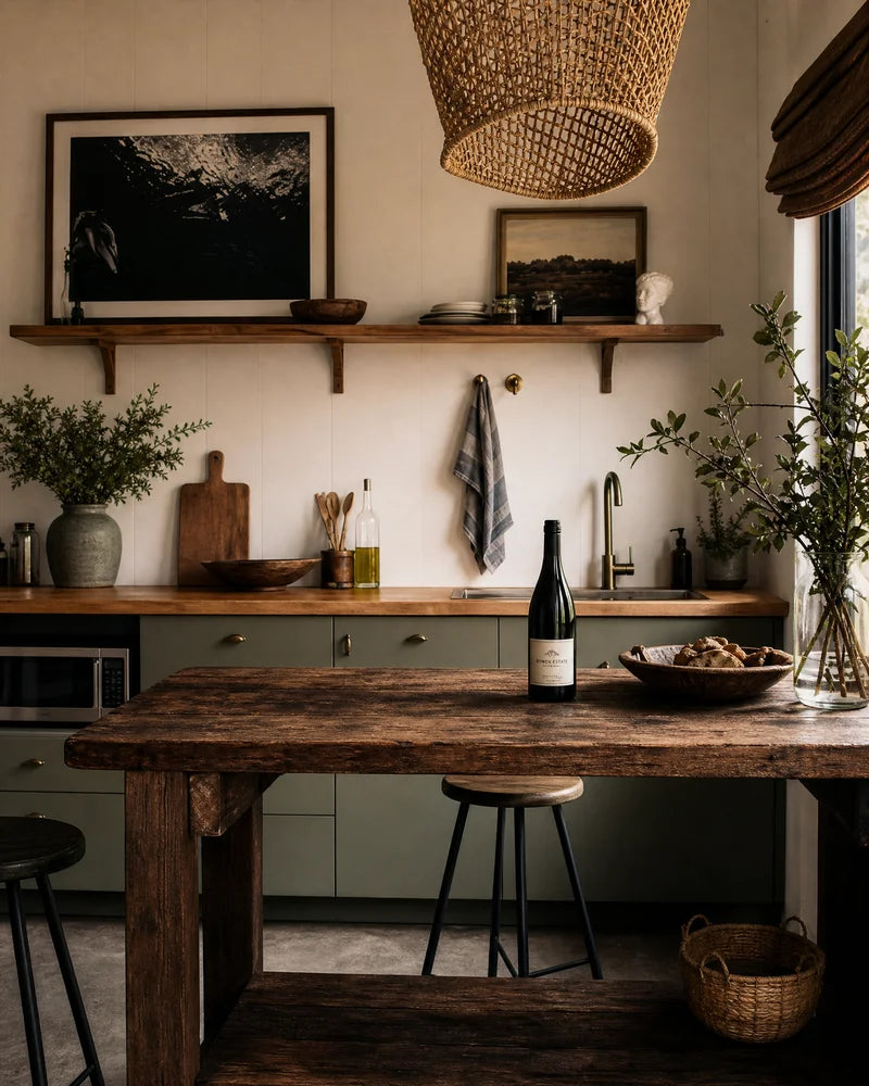 Présentoir Gâteau Bois Rustique Détachable