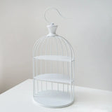 Présentoir Buffet Cage à Oiseau Vintage